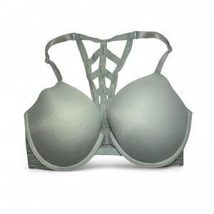 Victoria's Secret PINK mint green push up racerback bra 34DD